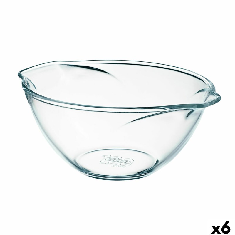 Ciotola per Mescolare Pyrex Classic Vidrio Trasparente Vetro 27 x 23 x 12 cm 6 Unità Ciotola per Mescolare Pyrex Classic Vidrio Trasparente Vetro 27 x 23 x 12 cm 6 Unità