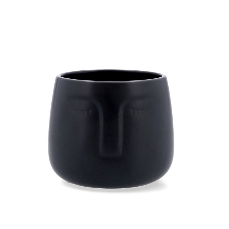 Vaso Vinthera Moa Nero Ceramica 13,5 X 13 cm Vaso Vinthera Moa Nero Ceramica 13,5 X 13 cm