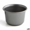 Stampo per Budino Quid Sweet Grey Nero Metallo (48 Unità)
