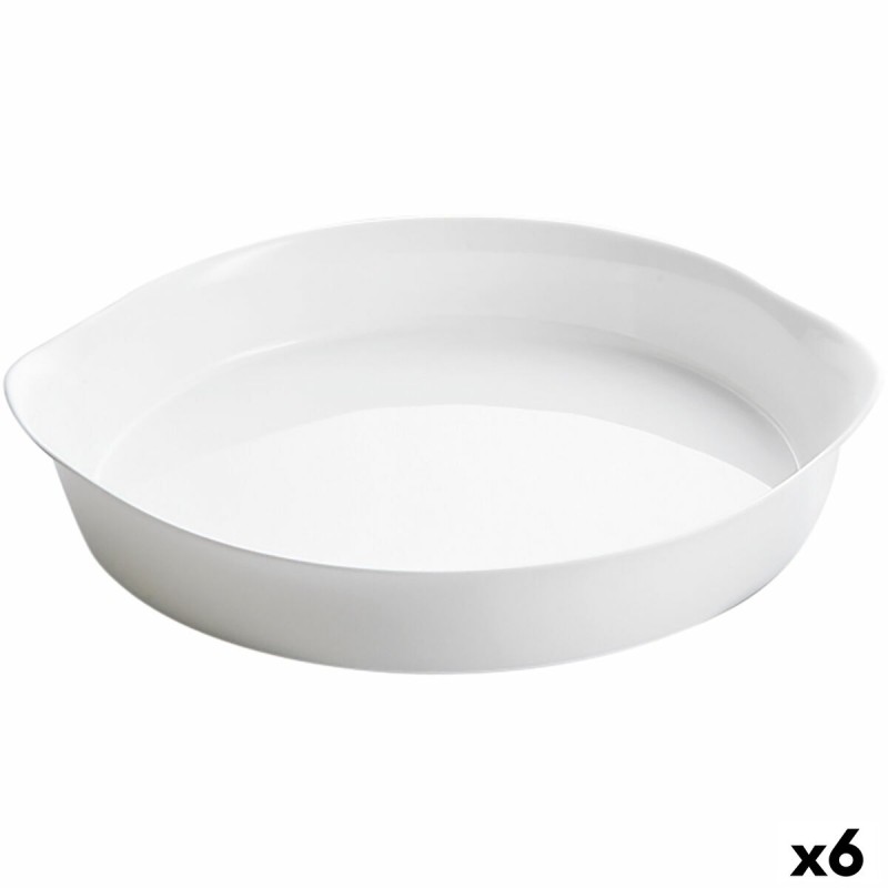 Stampo per Torte Luminarc Smart Cuisine Bianco Vetro Rotondo Ø 28 cm 6 Unità Stampo per Torte Luminarc Smart Cuisine Bianco Vetro Rotondo Ø 28 cm 6 Unità
