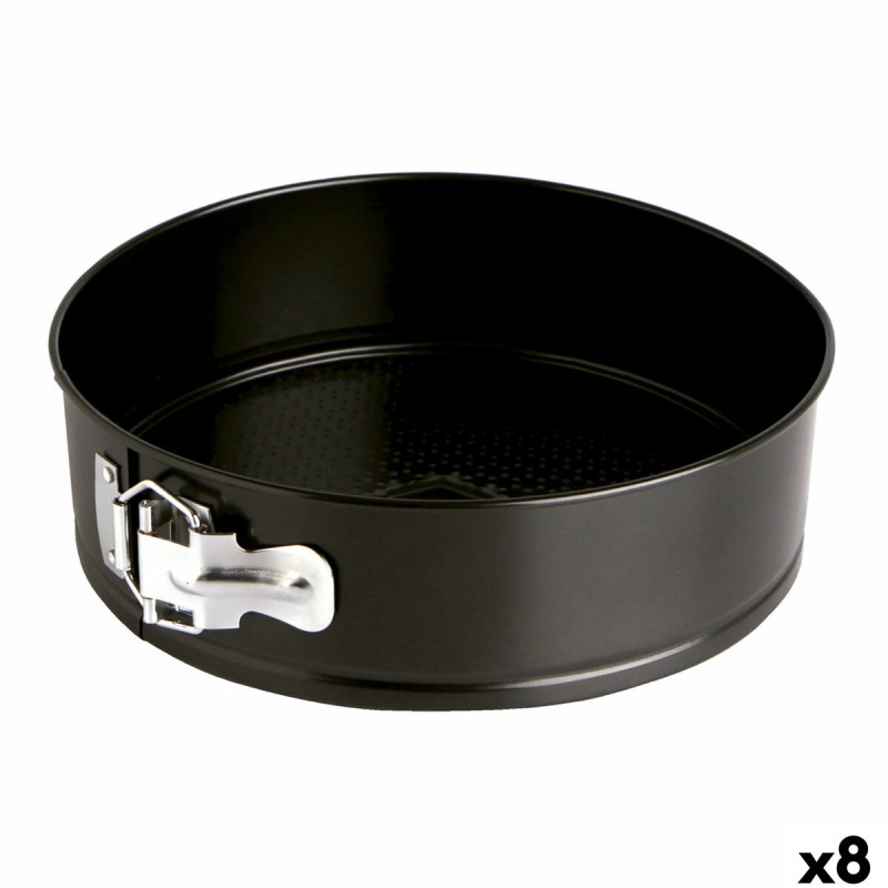 Stampo per Dolci Quid Sweet Grey Nero Metallo 24 x 6,8 cm (8 Unità) Stampo per Dolci Quid Sweet Grey Nero Metallo 24 x 6,8 cm (8 Unità)