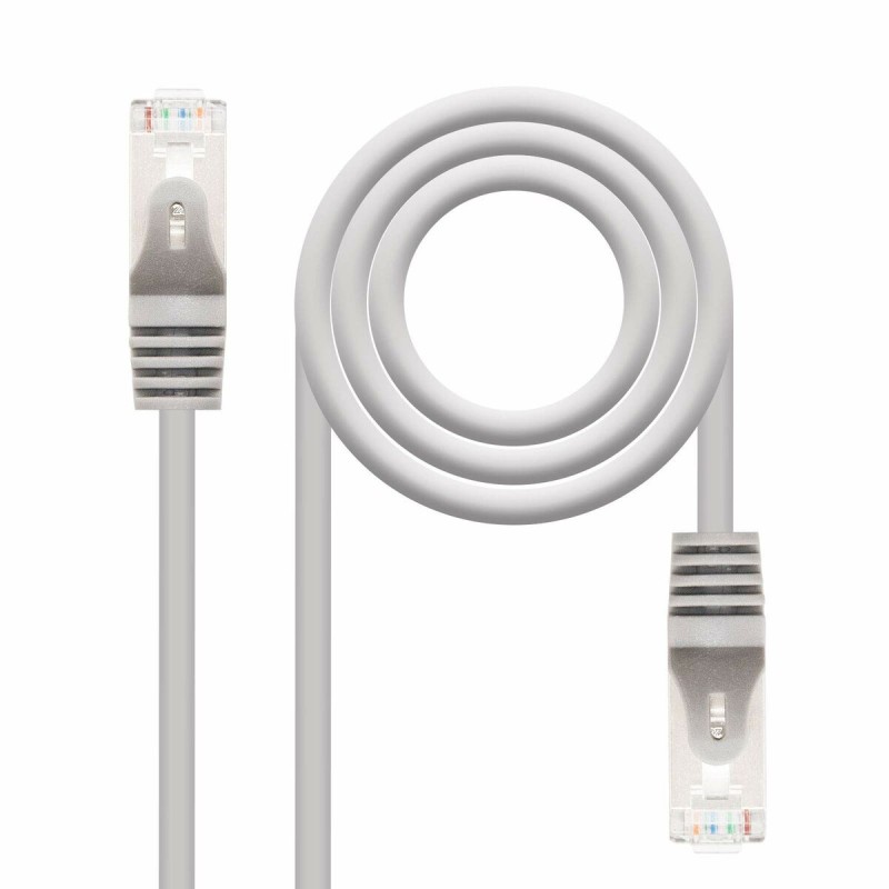 Cavo di Rete Rigido UTP Categoria 6 NANOCABLE 15m Cat6e Grigio 15 m Cavo di Rete Rigido UTP Categoria 6 NANOCABLE 15m Cat6e Grigio 15 m