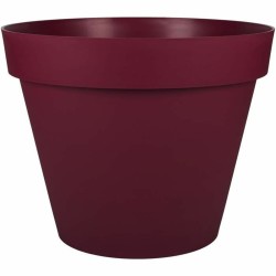 Vaso Ecolux Rosso Scuro Ø 60 cm Plastica Rotondo Moderno