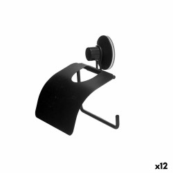 Portarotolo di Carta Igienica Berilo W3100-13P Nero Acciaio ABS 13,5 x 12 x 3 cm (12 Unità)