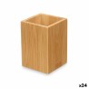 Portaspazzolini da Denti Berilo B7490-3 Naturale Bambù Plastica 6,8 x 9,7 x 6,8 cm (24 Unità)