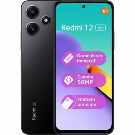 Smartphone Xiaomi REDMI 12 5G 4-128 BK 6,8" 6,79" Octa Core 4 GB RAM 128 GB Nero