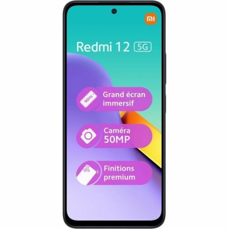 Smartphone Xiaomi REDMI 12 5G 4-128 BK 6,8" 6,79" Octa Core 4 GB RAM 128 GB Nero
