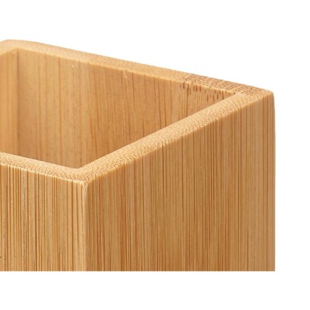 Portaspazzolini da Denti Berilo B7490-3 Naturale Bambù Plastica 6,8 x 9,7 x 6,8 cm (24 Unità)