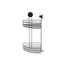 Supporto da Doccia Berilo CN-W6753-5P Nero Acciaio ABS 26 x 39 x 19 cm (6 Unità)