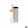 Scopino per il Bagno Berilo B1041SW Argentato Bambù Acciaio inossidabile 9,5 x 27,5 x 9,5 cm (6 Unità)