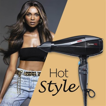 Phon Babyliss Excess-HQ Nero 2600 W