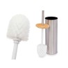 Scopino per il Bagno Berilo B1041SW Argentato Bambù Acciaio inossidabile 9,5 x 27,5 x 9,5 cm (6 Unità)