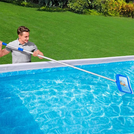 Bestway Telescopio Piscina in Alluminio 457 cm Retrattile Giardino 58702