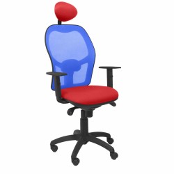 Sedia Ufficio con Poggiatesta Jorquera  Piqueras y Crespo ALI350C Rosso