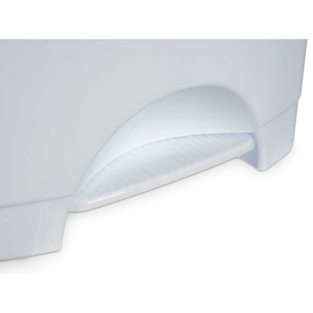 Cestino a pedale Bianco Plastica 10 L (8 Unità)