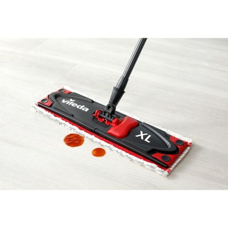 Mop with Bucket Vileda Ultramat Turbo XL Nero Rosso Microfibra