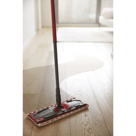 Mop with Bucket Vileda Ultramax Nero Rosso Plastica Fibra