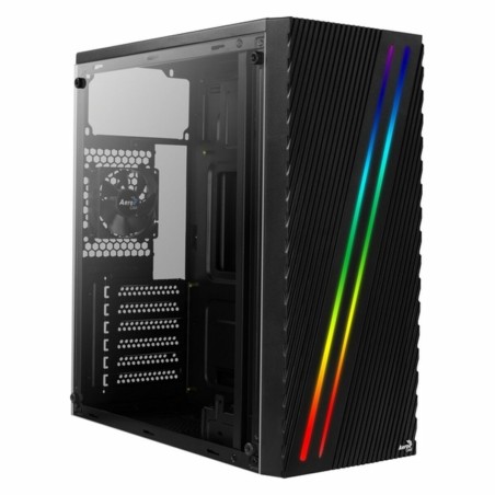 Case computer desktop ATX Aerocool Streak RGB USB 3.0 Nero