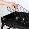 Barbecue Portatile Aktive Rettangolare Nero 50 x 23 x 30 cm (2 Unità)
