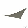 Vela parasole Aktive Grigio 500 x 0,5 x 500 cm Triangolare (4 Unità)