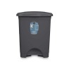 Cestino a pedale Antracite Plastica 30 L (4 Unità)