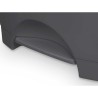 Cestino a pedale Antracite Plastica 30 L (4 Unità)