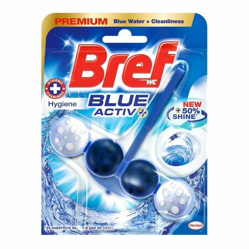 Deodorante per WC Bref Blue Activ Aqua Cartello da Porta 125 ml Deodorante per WC Bref Blue Activ Aqua Cartello da Porta 125 ml