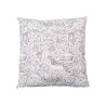 Cuscino Pincello PILLOW Bianco Nero 43 x 13 x 43 cm Per dipingere (6 Unità)