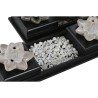 Bruciatore di essenze Home ESPRIT Ceramica Legno MDF Buddha 24 x 8 x 14 cm (2 Unità)