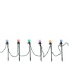 Set di Picchetti da Giardino a LED Lumineo Multicolore 6 W Bianco Caldo 20 Unità