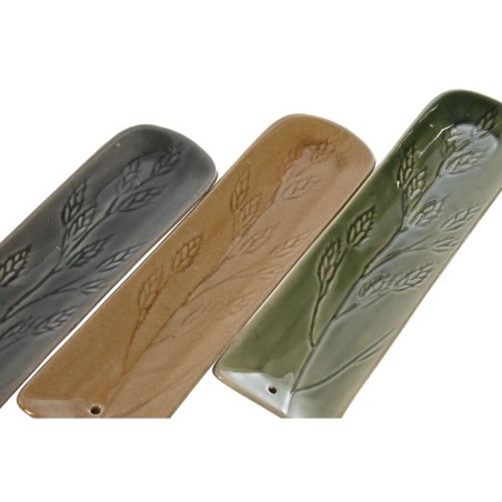 Bruciatore di essenze Home ESPRIT Gres 5,8 x 1,5 x 21,8 cm (3 Unità)