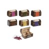 Bruciatore di essenze Home ESPRIT Legno di mango Mandala Indiano 9,5 x 5,5 x 6 cm Incenso (6 Unità) (10 Unità)