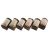 Bruciatore di essenze Home ESPRIT Legno di mango Mandala Indiano 9,5 x 5,5 x 6 cm Incenso (6 Unità) (10 Unità)