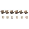 Bruciatore di essenze Home ESPRIT Legno di mango Mandala Indiano 9,5 x 5,5 x 6 cm Incenso (6 Unità) (10 Unità)