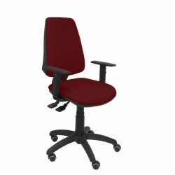Sedia da Ufficio Elche S bali Piqueras y Crespo 33B10RP Rosso Rosso Granato