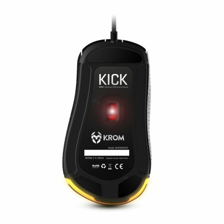 Mouse Gaming Krom Kick Nero 6200 dpi RGB