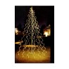 Tenda Luminosa LED Luce calda Bianco Caldo 2 m Nero