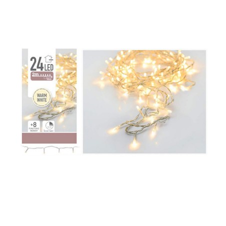 Ghirlanda di Luci LED Trasparente Luce calda Bianco Caldo 2,3 m 2,5 m 1,8 m
