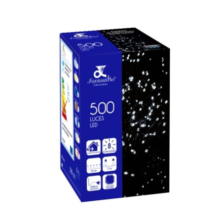 Ghirlanda di Luci LED 6 W Azzurro Bianco 25 m 24 X 14,5 X 12 CM