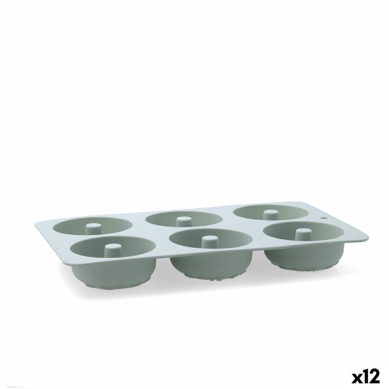 Stampo per Dolci Quid Ozon Verde Silicone (12 Unità) Stampo per Dolci Quid Ozon Verde Silicone (12 Unità)