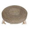 Poggiapiedi DKD Home Decor Marrone Juta Naturale Città 50 x 50 x 35 cm
