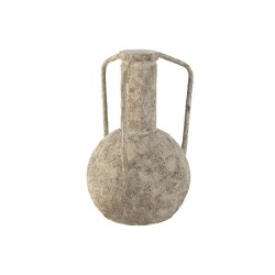 Vaso Home ESPRIT Bianco Metallo 23 x 23 x 35,5 cm