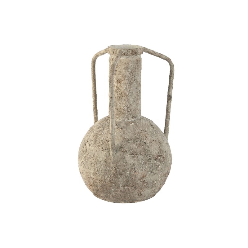 Vaso Home ESPRIT Bianco Metallo 23 x 23 x 35,5 cm