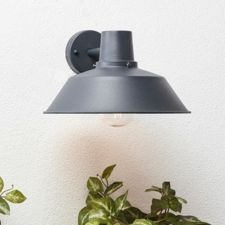 Applique da Parete Brilliant Nero Antracite Metallo 60 W E27