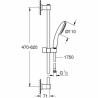 Colonna doccia Grohe Vitalio Start 110 Plastica