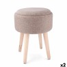Sgabello con portaoggetti Vinthera Moa Legno 34 x 34 x 45 cm (2 Unità)