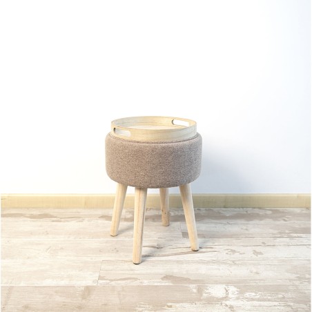 Sgabello con portaoggetti Vinthera Moa Legno 34 x 34 x 45 cm (2 Unità)