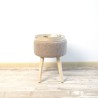 Sgabello con portaoggetti Vinthera Moa Legno 34 x 34 x 45 cm (2 Unità)