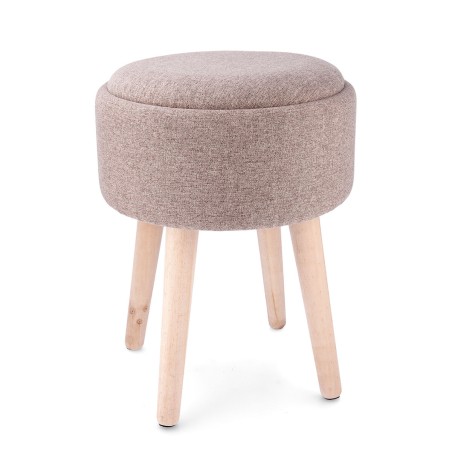Sgabello con portaoggetti Vinthera Moa Legno 34 x 34 x 45 cm (2 Unità)