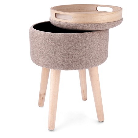 Sgabello con portaoggetti Vinthera Moa Legno 34 x 34 x 45 cm (2 Unità)